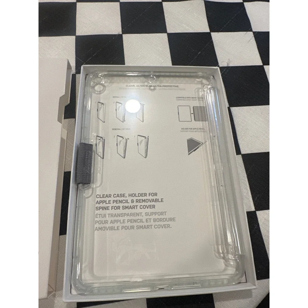 OtterBox Symmetry Series Clear Case for iPad mini 5th Gen Apple Pencil Holder